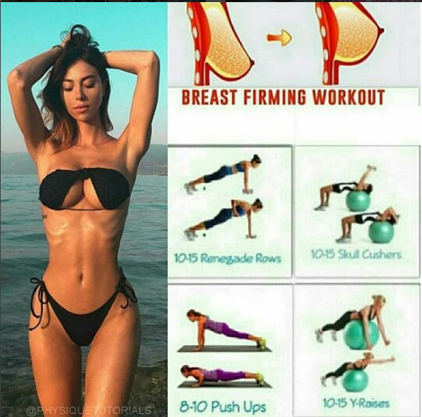 Workout for breast firming
