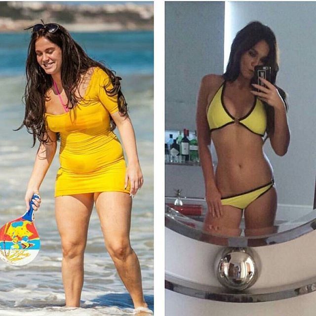 Before and after weight loss photos
