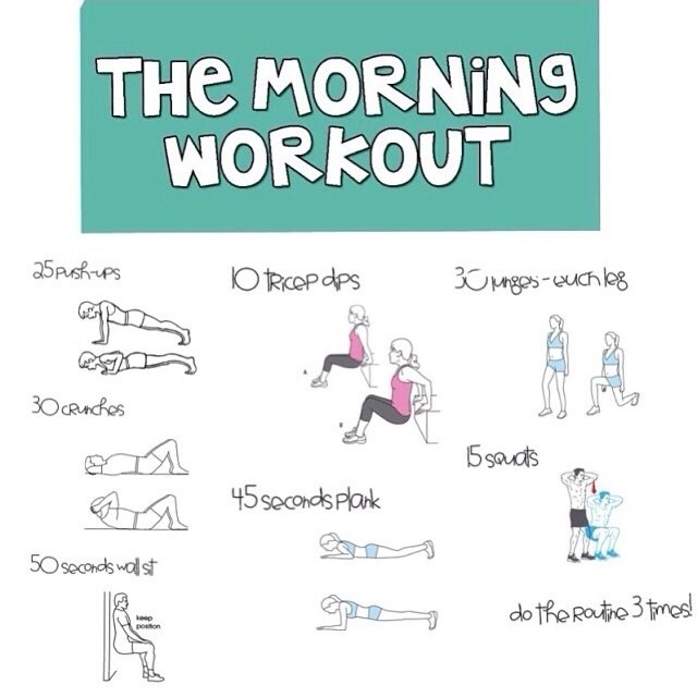 The morning workout