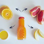 Smoothies orange -Grape fruit