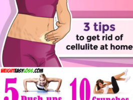 Exercises to get rid of Cellulite