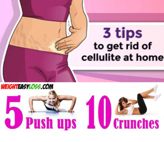 Exercises to get rid of Cellulite