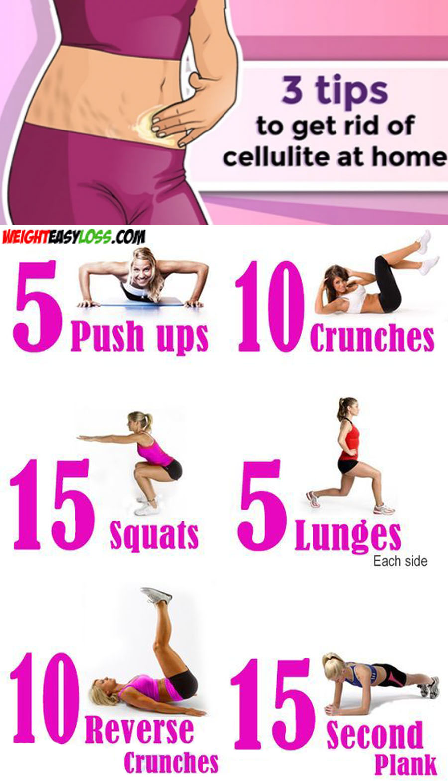 Exercises to Get Rid of Cellulite