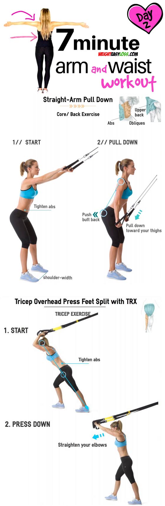 Tone your Arm and Waist with this Workout