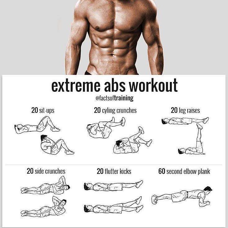 Extreme ABS workout