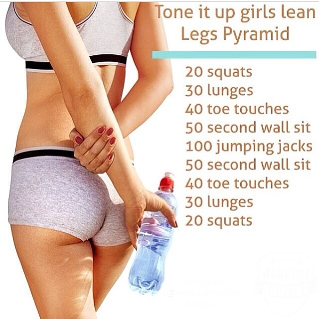 Tone it up girl lean Legs Pyramid