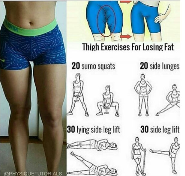 Thigh exercises For losing fat