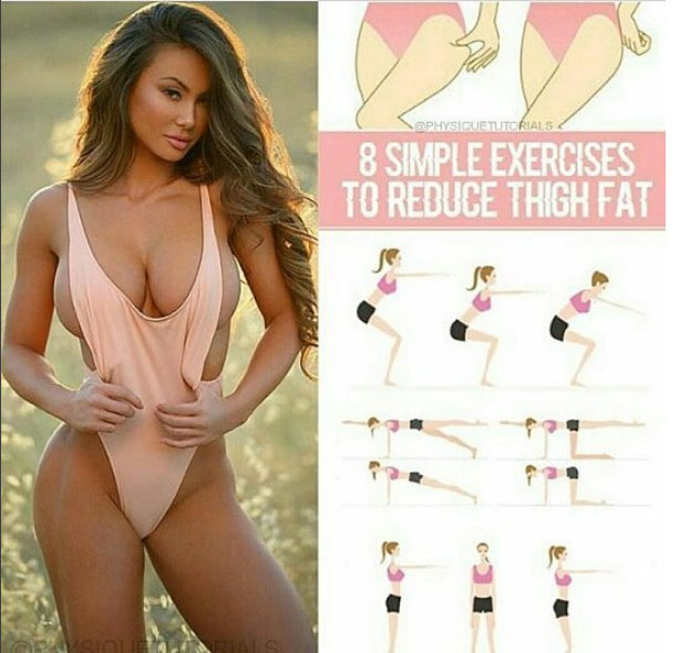 8 simple exercises to reduce thigh fat