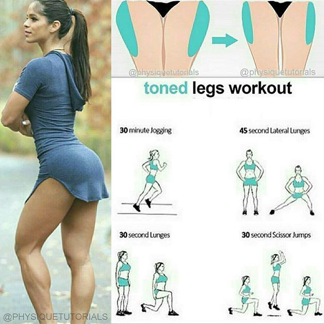 Toned legs workout