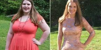 This girl lose weight 25 kg in a year and a half