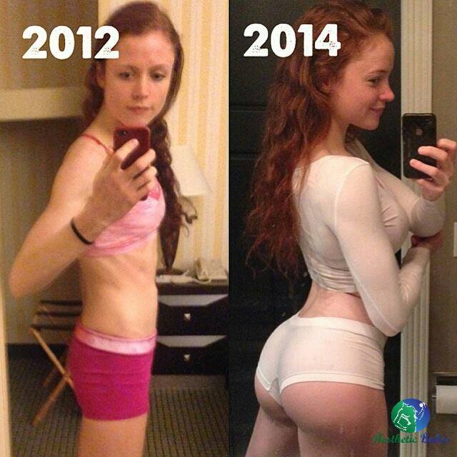 changes of the girl for 2 years