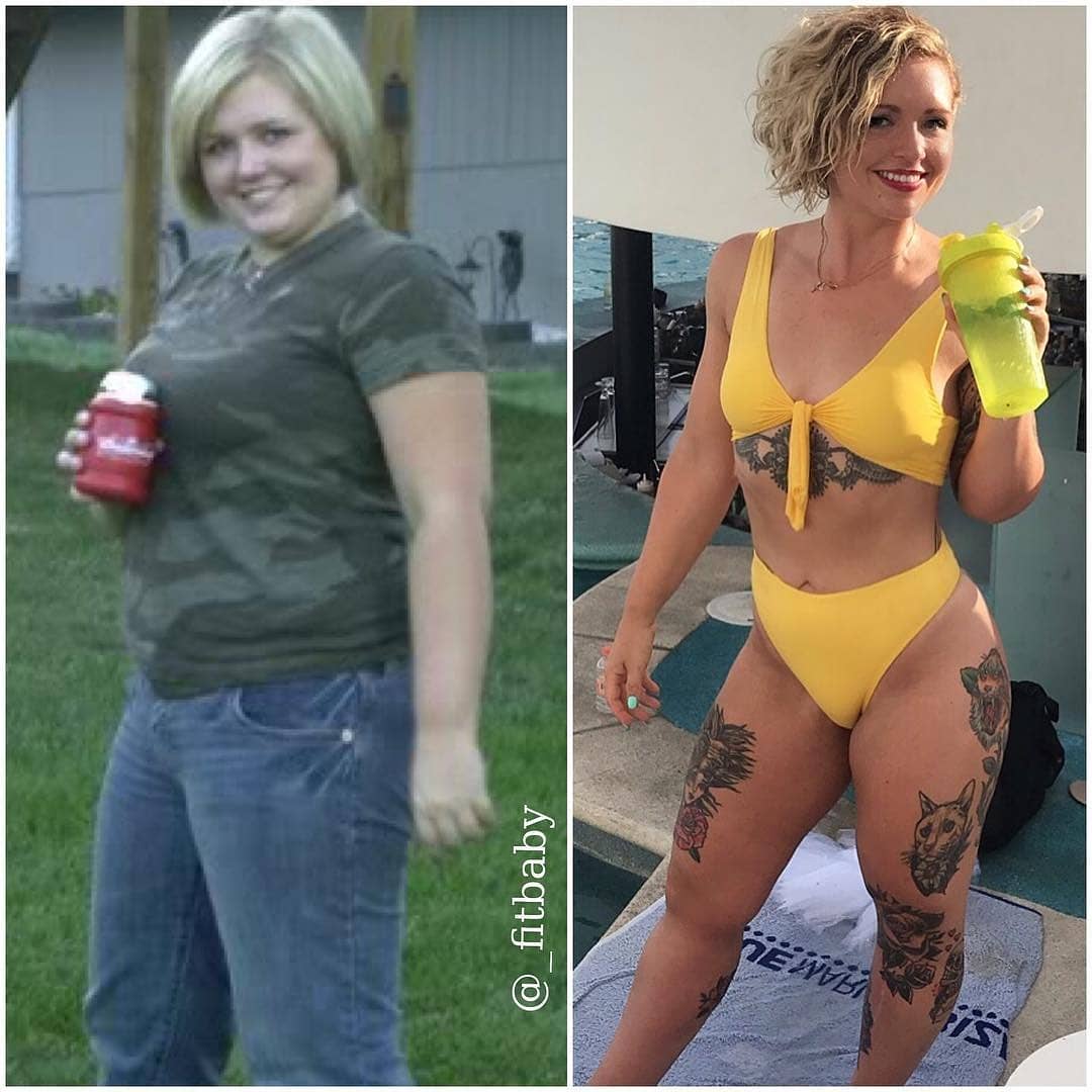 before and after weight loss photos