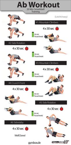 Ab workout with Smashbel