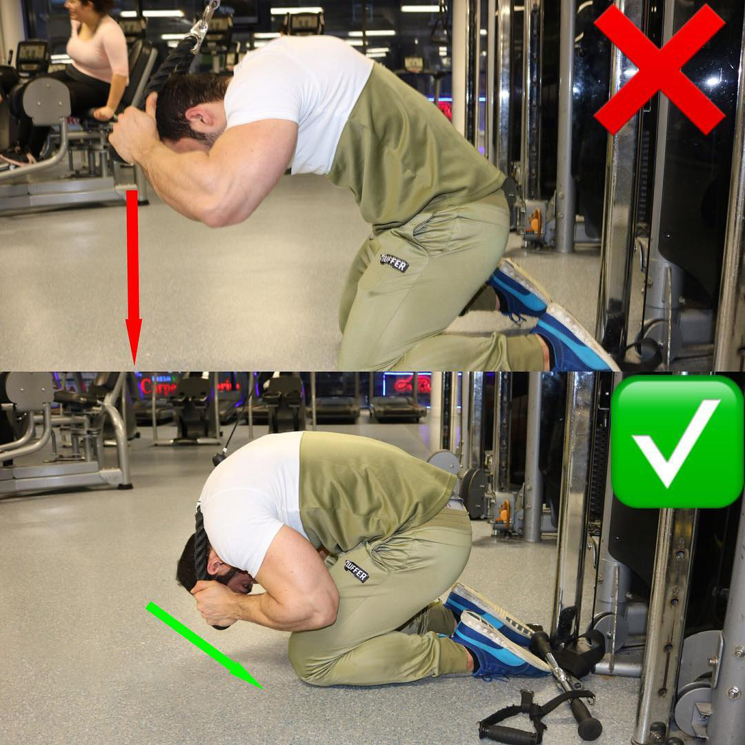 Kneeling Cable Crunch