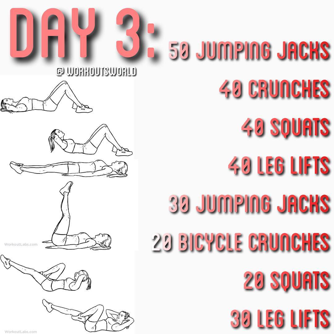 3 Days exercises