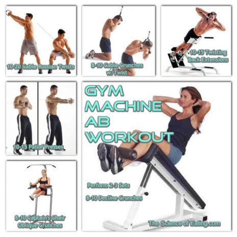 Workout Machine For Abs In Gym