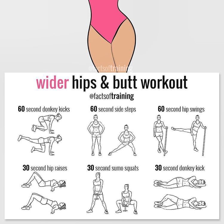 wider hips & butt workout 