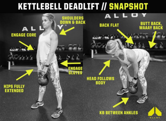 5 Exercises with Kettlebell Arm & back exercises