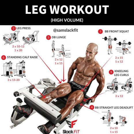 HIGH VOLUME LEG WORKOUT