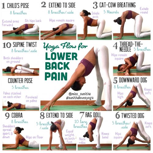 Yoga poses for lower back pain
