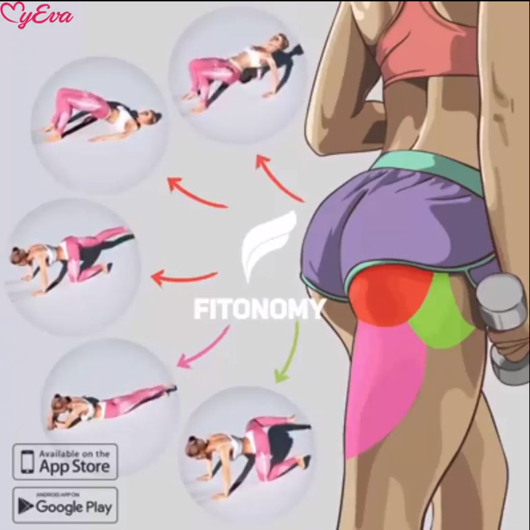 Exercises for the buttocks and thighs