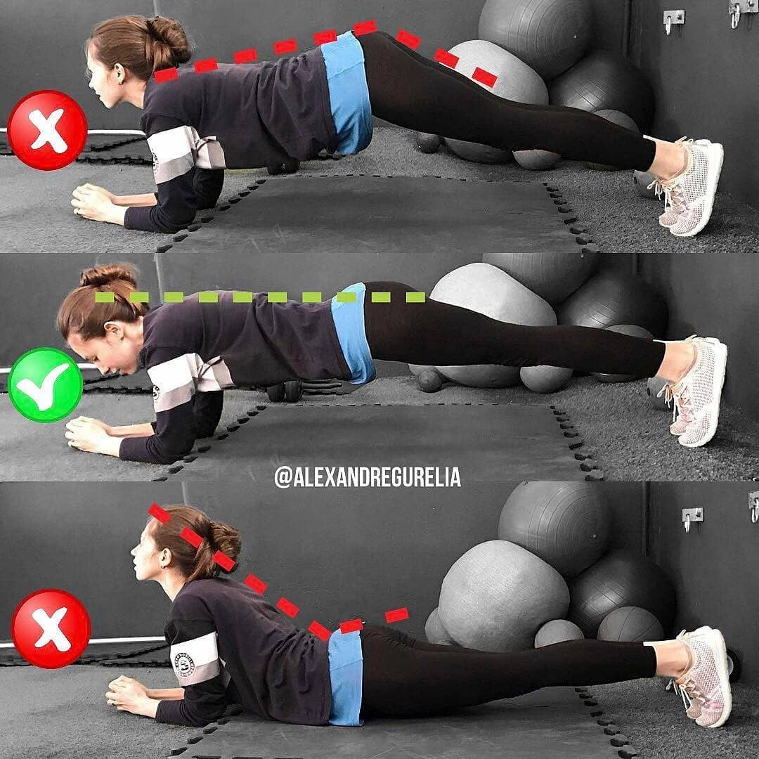 how to properly implement the plank