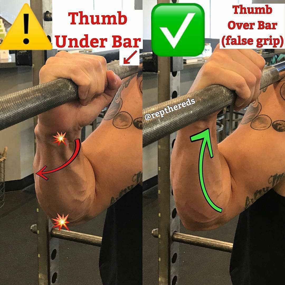 How to grip the bar