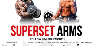 superset workout Arms