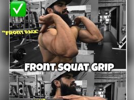front squat grip