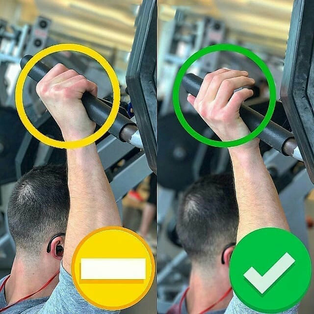 How to correctly grip finger