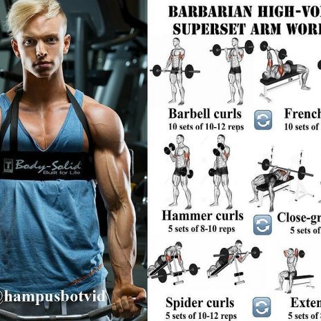 superset arm workout