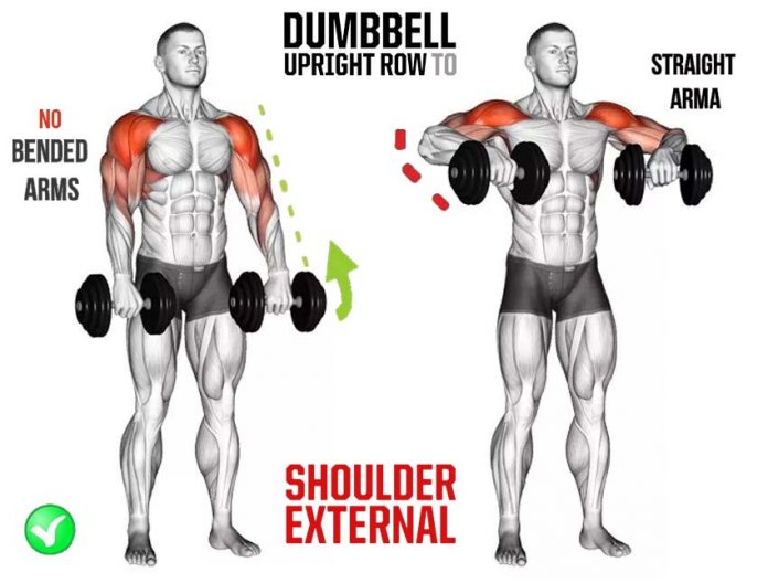 How To Do Upright Dumbbell Row Tips Benefits Workout And Guide