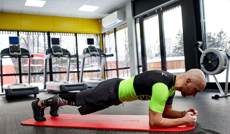 Plank Ab exercises