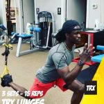 TRX lunges