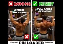 Correct Make a Back Exercises | PIN LOADED PULL DOWN