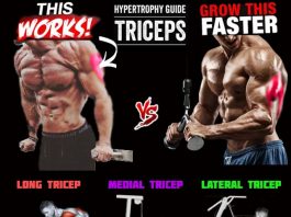Triceps pushups uneven bars