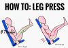 Legs press exercises