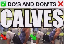 Calf Front Raises Proper Form
