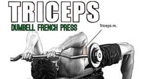 Barbell french press