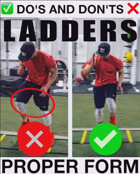 Ladders Lateral High Knees