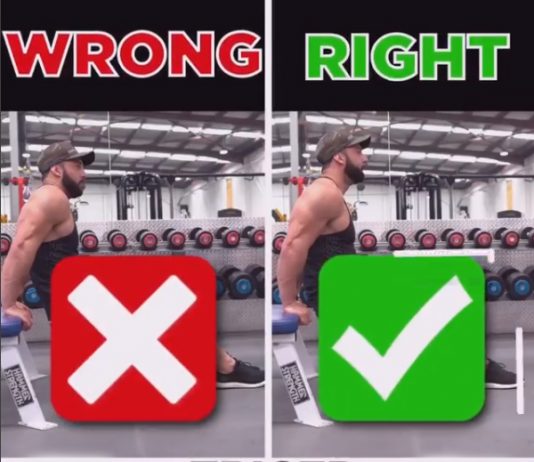 TRICEP DIPS ❌WRONG VS RIGHT❎