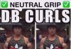 Neutral Angle Bicep Curl Routine