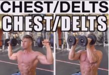 How to Chest & Shoulder Exercise (DB CUBAN PRESS) | Videos & Guides How to Cuban press (Chest & Shoulder Exercise)