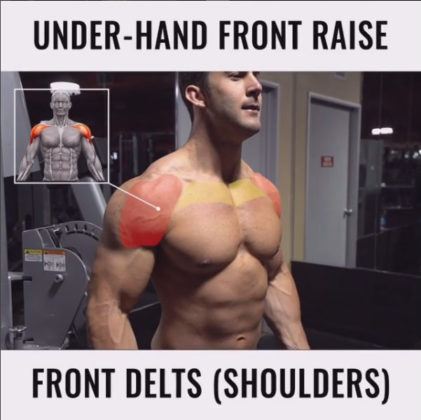 HOW TO UNDERHAND EZ BAR FRONT RAISE | Videos & Guides