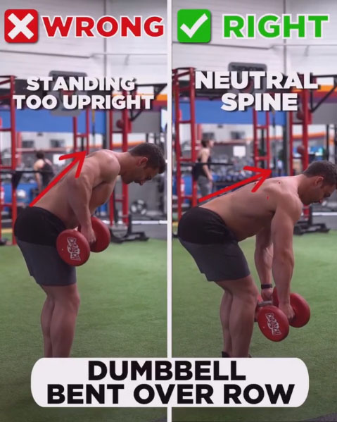 HOW TO DUMBBELL BENT OVER ROW