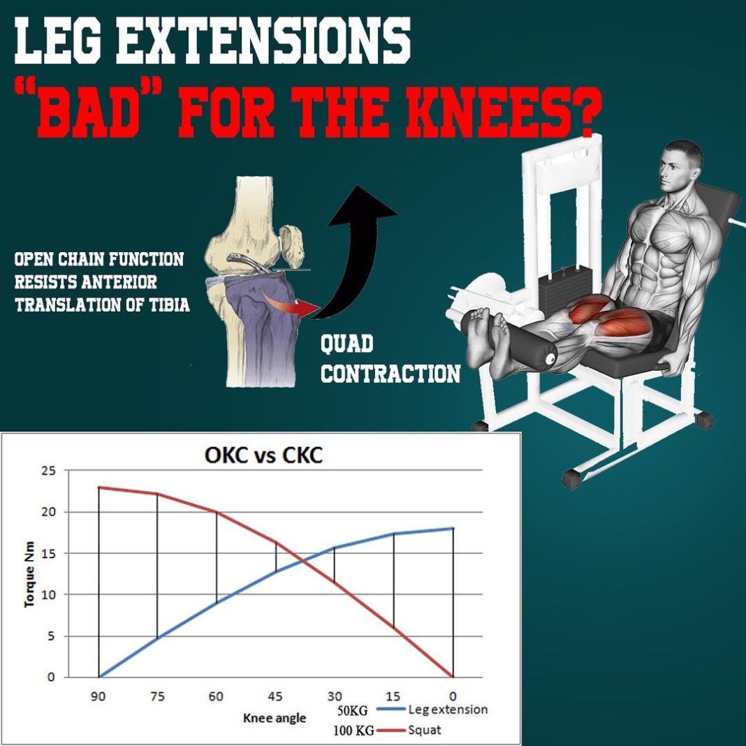 Leg Extensions “Bad” for Your Knees?
