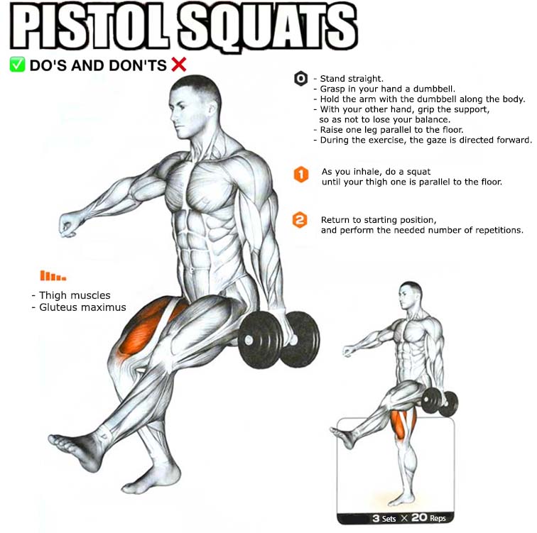 pistol squats