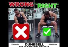 🚨DUMBBELL CONCENTRATION CURL ❌WRONG &✅RIGHT