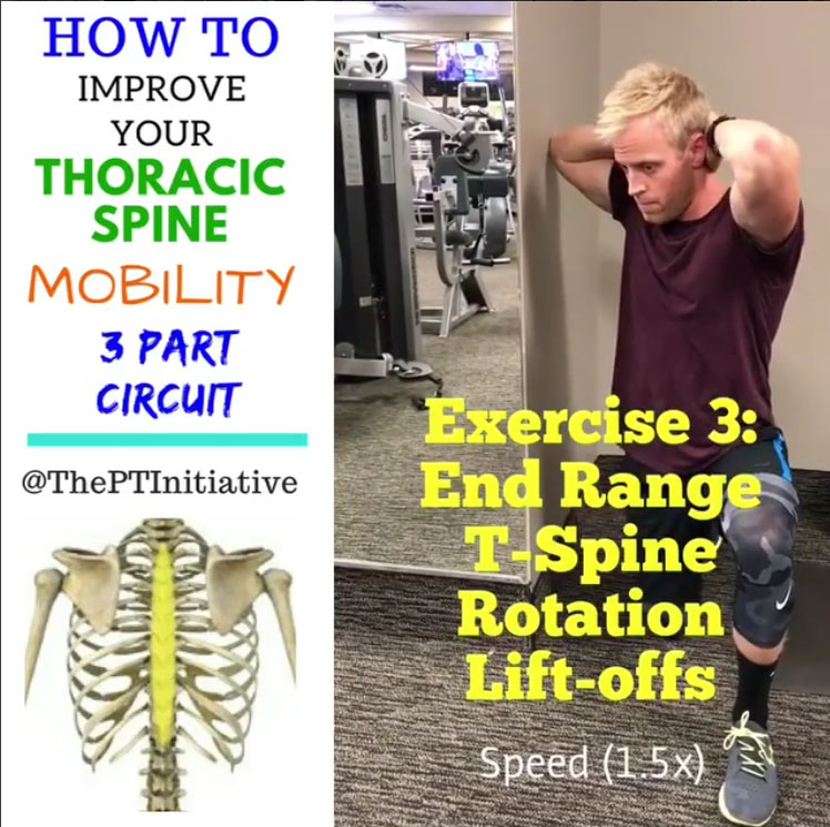 3 Exercise Thoracic Spine Mobility - T-Spine Rotation Lift-Offs