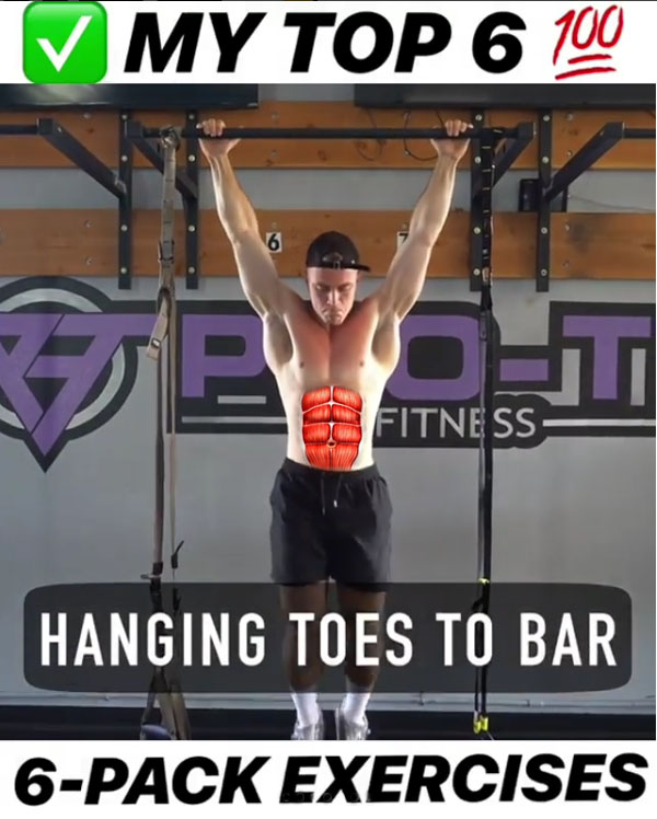 Hanging Toes to Bar